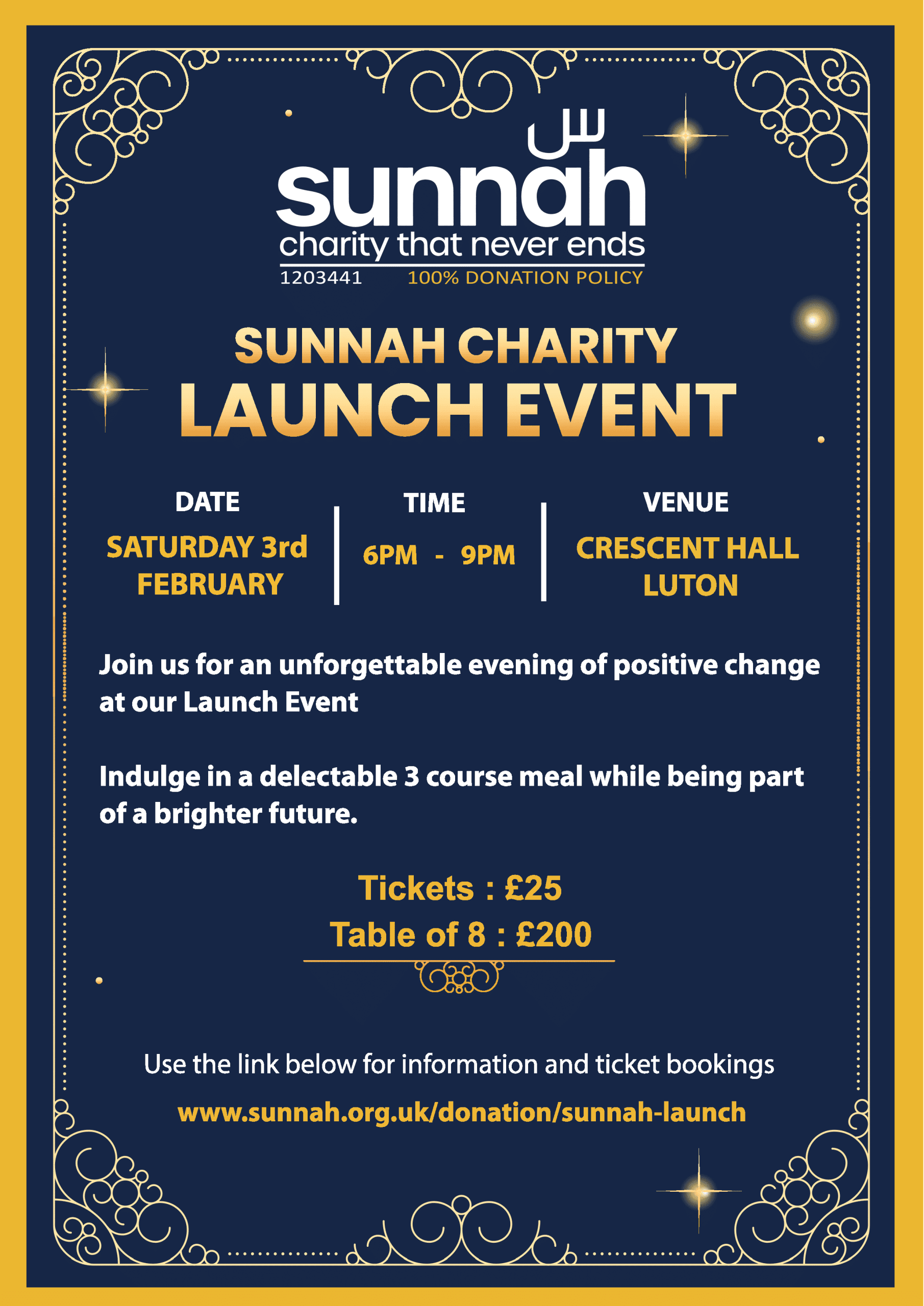 Sunnah Charity Launch Event