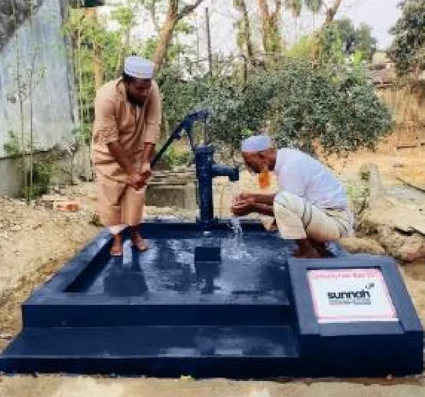 Water pump on behalf of Nadira Ahmed granddaughter of Sheikh ul hadith Masud Ahmed